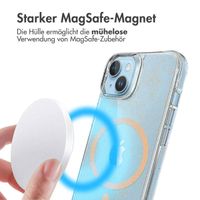 imoshion Klare Glitter Backcover mit MagSafe Apple iPhone 14 - Gold