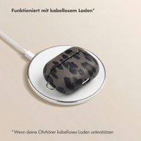 Selencia Sabi Hülle Panthermuster  Apple Airpods Pro 3 - Midnight Black