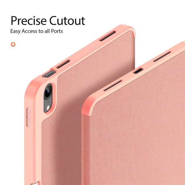 Dux Ducis Domo Klapphülle Apple iPad 11 (2025) 11 Zoll / iPad 10 (2022) 10.9 Zoll - Rosa