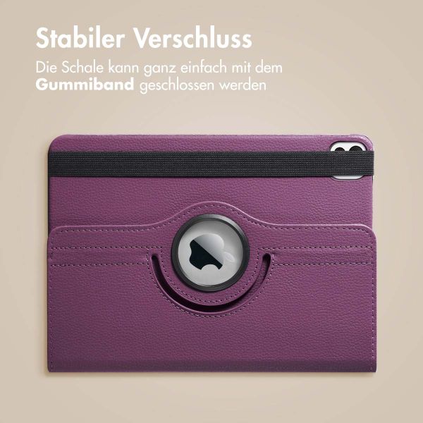 imoshion 360° drehbare Klapphülle Apple iPad Air 11 Zoll (2025) M3 / (2024) M2 / Air 5 (2022) / Air 4 (2020) / Pro 11 (2018/2020) - Violett