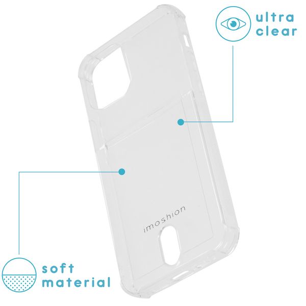 imoshion Soft Case Back Cover mit Kartenfach iPhone 12 (Pro)