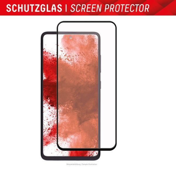 Displex Bildschirmschutzfolie Real Glass Full Cover für das Samsung Galaxy S23 FE - Transparent