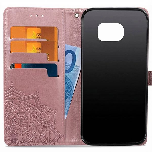 imoshion Mandala Klapphülle Samsung Galaxy S7 - Rosé gold