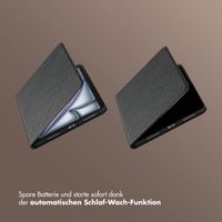 Selencia Riva Klapphülle Apple iPad Air 11 Zoll (2025) M3 / (2024) M2 / Air 5 (2022) / Air 4 (2020) - Schwarz