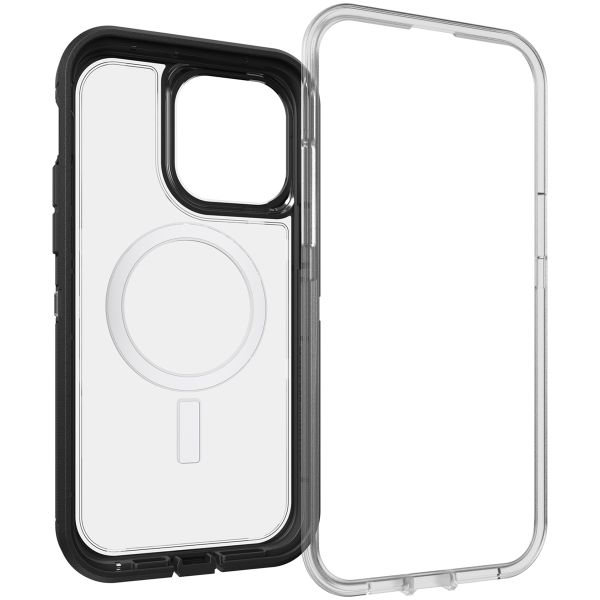 OtterBox Defender Rugged Case mit MagSafe für das iPhone 14 Pro Max - Transparent / Schwarz