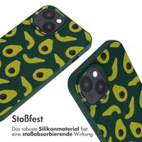 imoshion Silikonhülle design mit Band für das iPhone 15 - Avocado Green