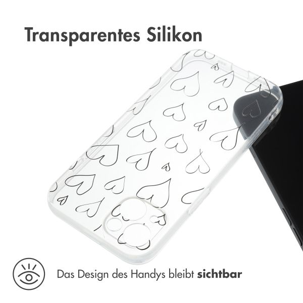 imoshion Design Hülle für das iPhone 13 - Hearts