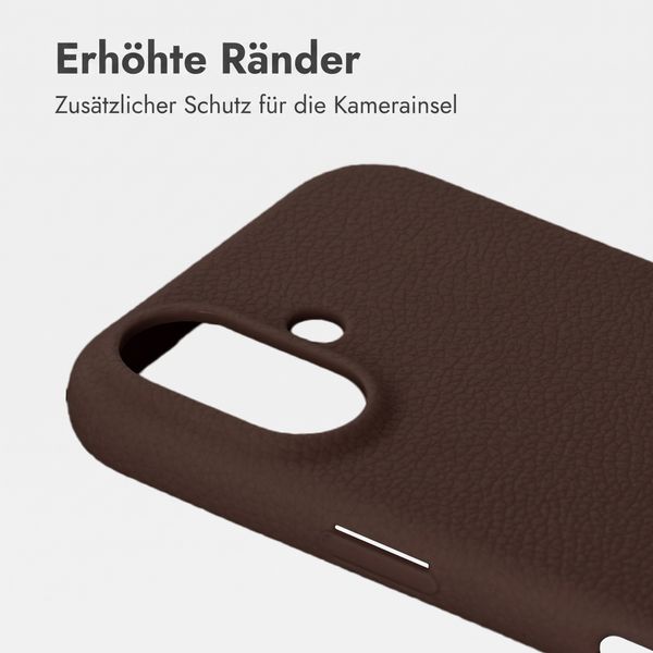 imoshion Texture Backcover Apple iPhone 17 - Dunkelbraun