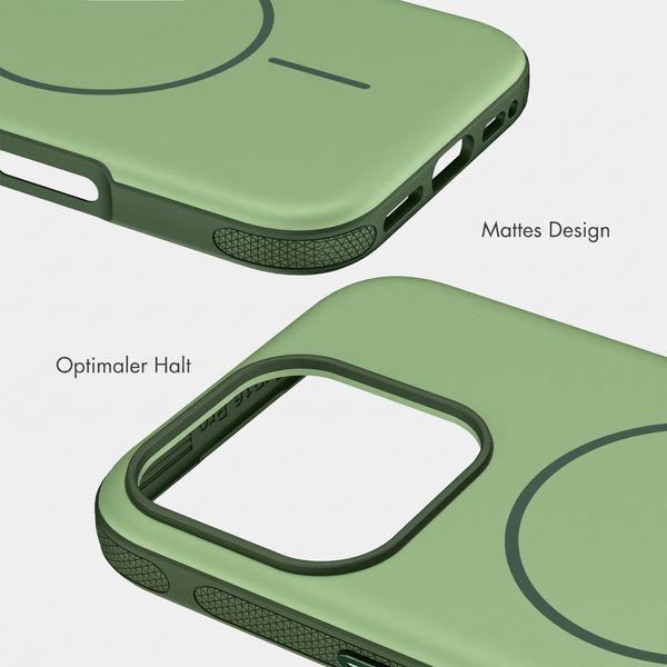 imoshion Color Backcover mit Thin MagSafe Ring Apple iPhone 16 Pro - Dunkelgrün