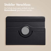 imoshion 360° drehbare Klapphülle Samsung Galaxy Tab S9 11.0 Zoll / Tab S10 FE / S9 FE 10.9 Zoll - Schwarz