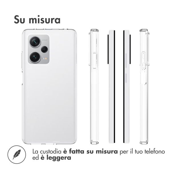 Accezz Clear TPU Backcover Xiaomi Redmi Note 12 Pro Plus - Transparent