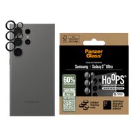PanzerGlass Kameraprotektor Hoops Optic Rings für das Samsung Galaxy S25 Ultra - Schwarz