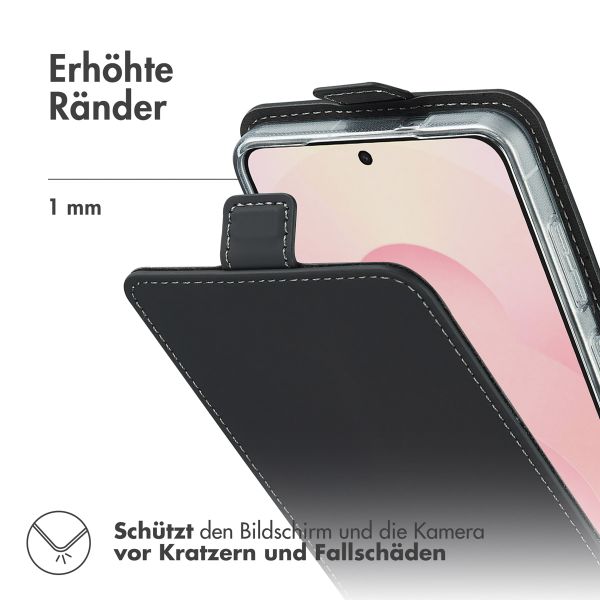 Accezz Flip Case Samsung Galaxy S25 Edge - Schwarz