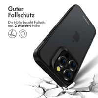 Accezz Rugged Frosted Back Cover Apple iPhone 15 Pro - Schwarz
