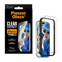 PanzerGlass Ultra-Wide Fit Antibakterieller Displayschutz mit Applikator Apple iPhone 18 Pro / 17 Pro