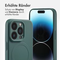 imoshion Color Back Cover mit MagSafe Apple iPhone 14 Pro - Dunkelgrün