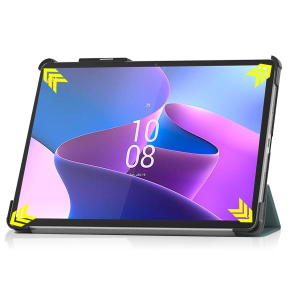 imoshion Trifold Klapphülle Lenovo Tab P11 Pro (2nd gen) - Dunkelgrün