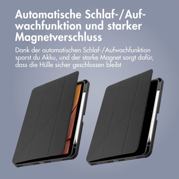 imoshion Origami Klapphülle iPad Air 13 Zoll (2025) M3 / (2024) M2 - Schwarz