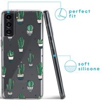 imoshion Design Hülle für das Samsung Galaxy S21 - Allover Cactus