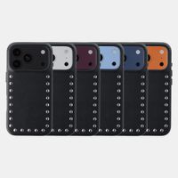 Selencia Studs Backcover mit MagSafe Apple iPhone 18 Pro Max / 17 Pro Max - Velvet Black