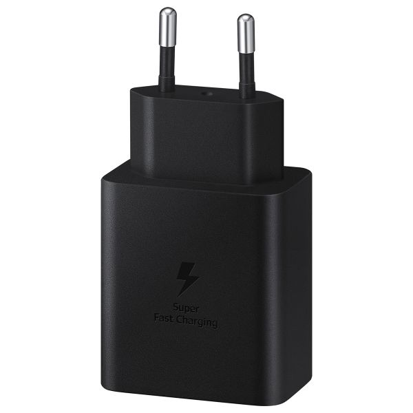 Samsung Original Power Adapter mit USB-C-Kabel - Ladegerät - USB-C-Anschluss - Fast Charger - 45 Watt - 1,8 m - Schwarz