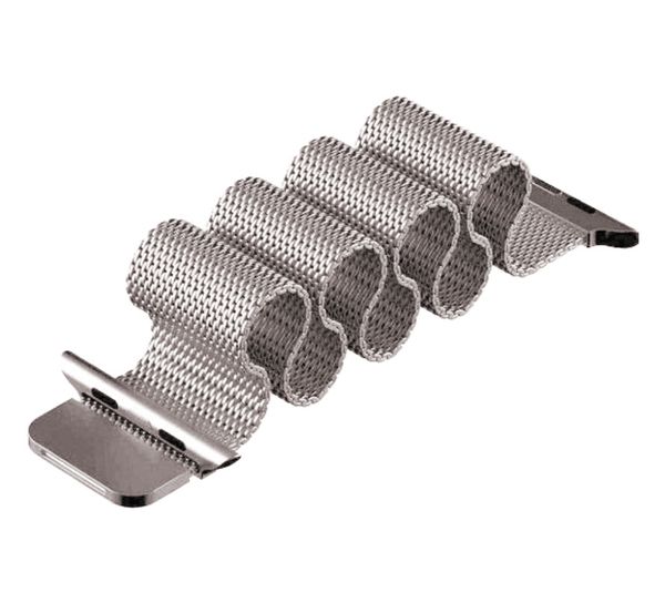 WiWu Milanaise-Armband für das  Apple Watch Series 1 t/m 9 / SE (38/40/41 mm) | Series 10 / 11 (42 mm) - Starlight