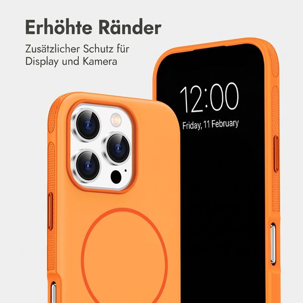 imoshion Color Backcover mit Thin MagSafe Ring Apple iPhone 16 Pro - Orange