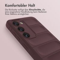 imoshion EasyGrip Back Cover für das Samsung Galaxy S23 - Aubergine