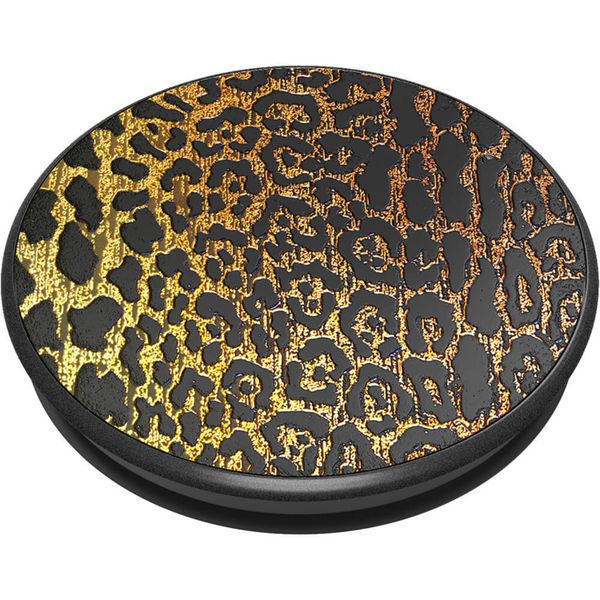 PopSockets Luxe PopGrip - Embossed Metal Leopard