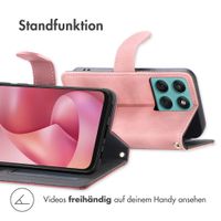 imoshion Klapphülle mit Kordel Motorola Moto G57 Power - Rosa