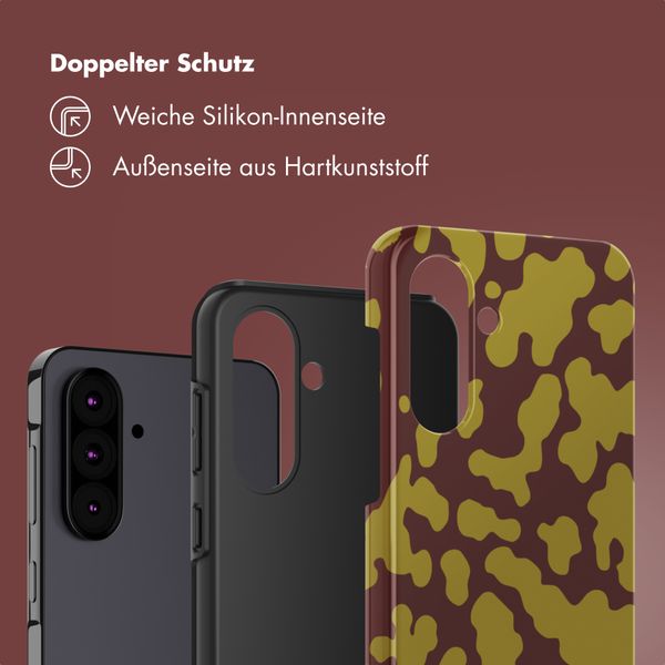 Selencia Vivid Back Cover Samsung Galaxy A36 / A56 - Moo'd Olive Dust