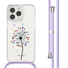 imoshion Design Hülle mit Band Apple iPhone 15 Pro Max - Sandstone Dandelion