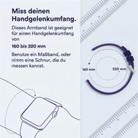 imoshion Ocean Silikonarmband für das  Samsung Galaxy Watch Ultra (2024/2025) - Midnight Blue
