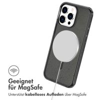 imoshion Sparkle Back Cover mit MagSafe für das iPhone 15 Pro Max - Glitzer Schwarz