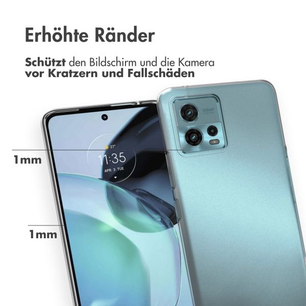 Accezz TPU Clear Cover für das Motorola Moto G72 - Transparent