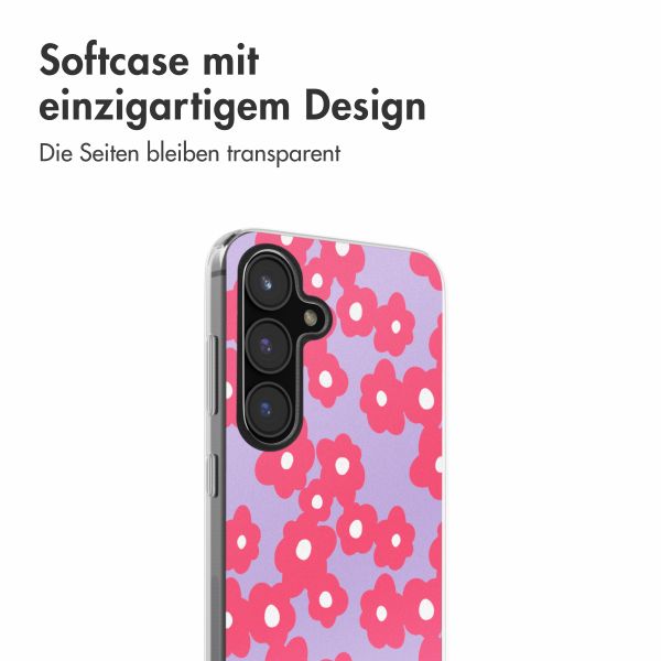 imoshion  Design Hülle für das Samsung Galaxy S23 FE - Dusty Rose Blossoms