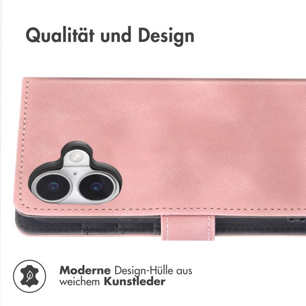imoshion Klapphülle mit Kordel Apple iPhone 16 - Roze
