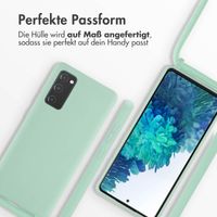 imoshion Silikonhülle mit Band für das Samsung Galaxy S20 FE - Mintgrün