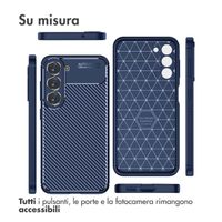 imoshion Carbon-Hülle Samsung Galaxy S23 - Blau