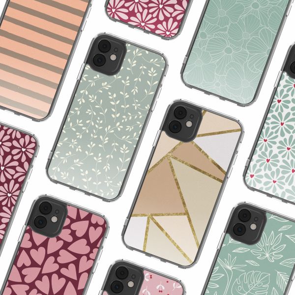 imoshion Design Hülle Apple iPhone 11 - Smoke Green Flowers
