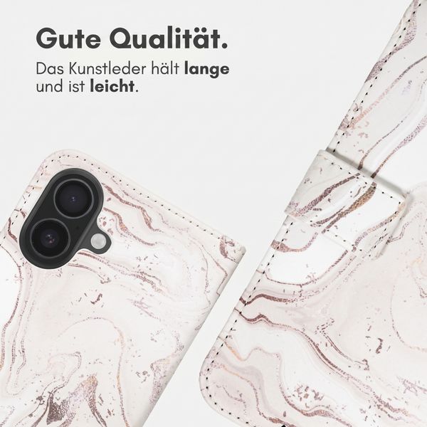 imoshion Design Klapphülle Apple iPhone 17 - Sandy Marble