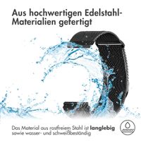 imoshion Magnetisches Milanaise Armband -   Universelle 22 mm Anschluss - Größe S - Schwarz