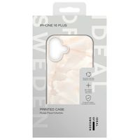 iDeal of Sweden Fashion Back Cover für das iPhone 16 Plus - Rose Pearl Marble