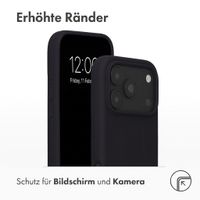 Accezz Liquid Silikoncase mit MagSafe Apple iPhone 18 Pro Max / 17 Pro Max - Schwarz