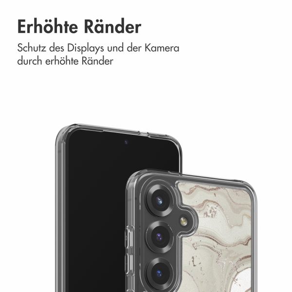 imoshion Design Hülle Samsung Galaxy S25 - Sandy Marble
