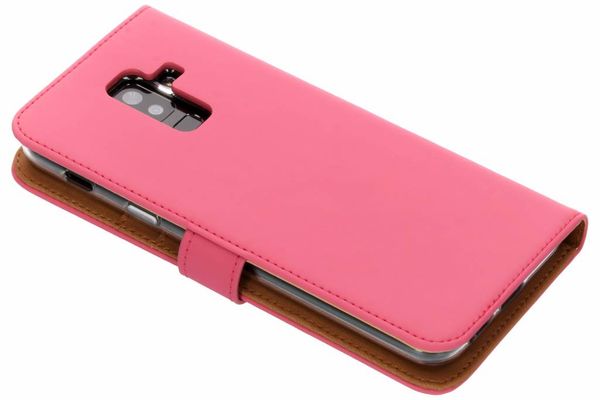 Luxus TPU Klapphülle Fuchsia Samsung Galaxy A6 Plus (2018)