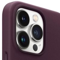 Apple Leder-Case MagSafe iPhone 13 Pro - Dark Cherry