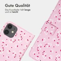 imoshion Design Klapphülle Apple iPhone 12 (Pro) - Blush Berries