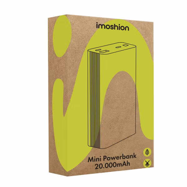 imoshion Ultra Series Aluminium Powerbank 20.000 mAh - Schnellladen bis 33W - Cobalt Blue