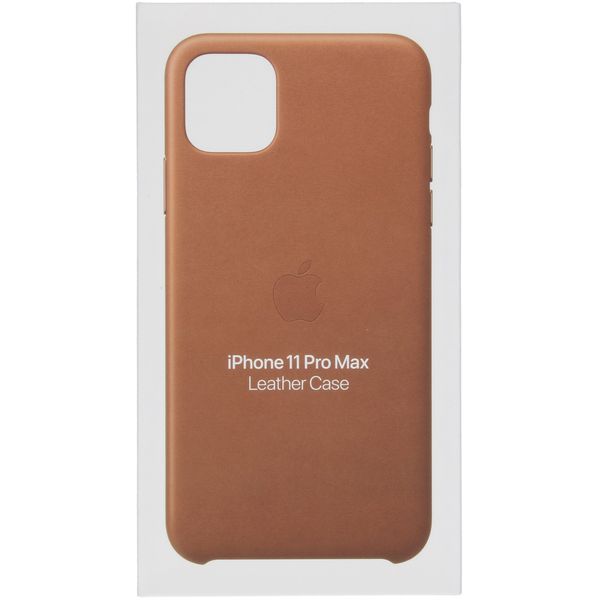 Apple Leder-Case Saddle Brown für das iPhone 11 Pro Max